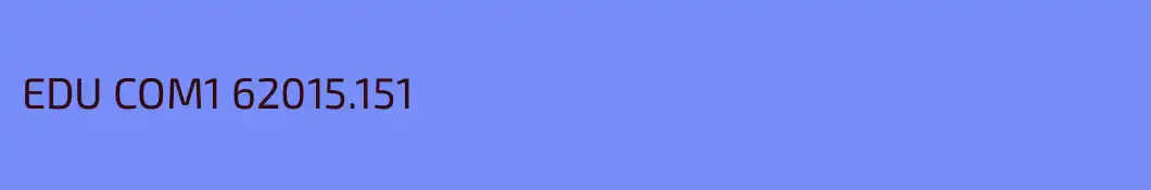 EDU COM1 62015.151
